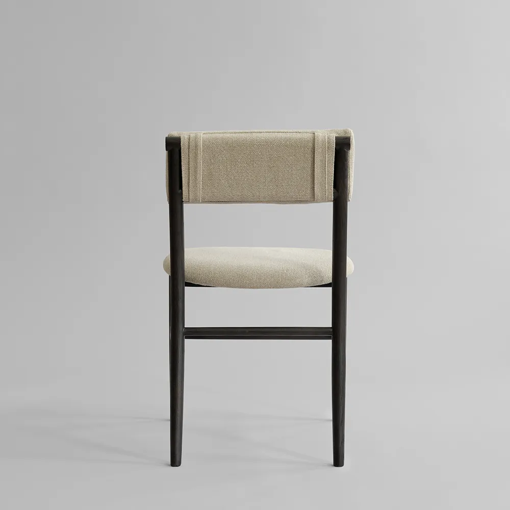 Nama Matstol - Coffee Black, Linen