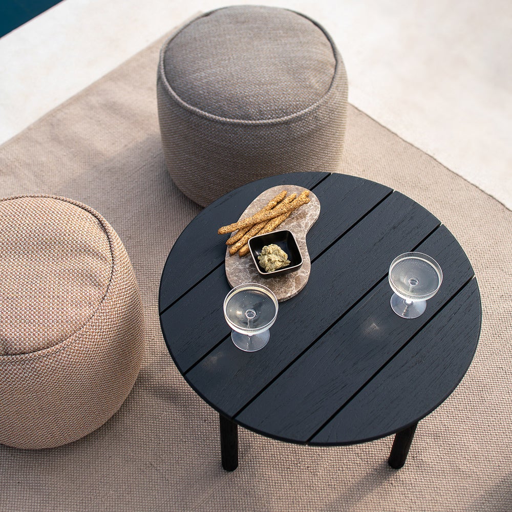 Quatro Soffbord Ø68 cm Black
