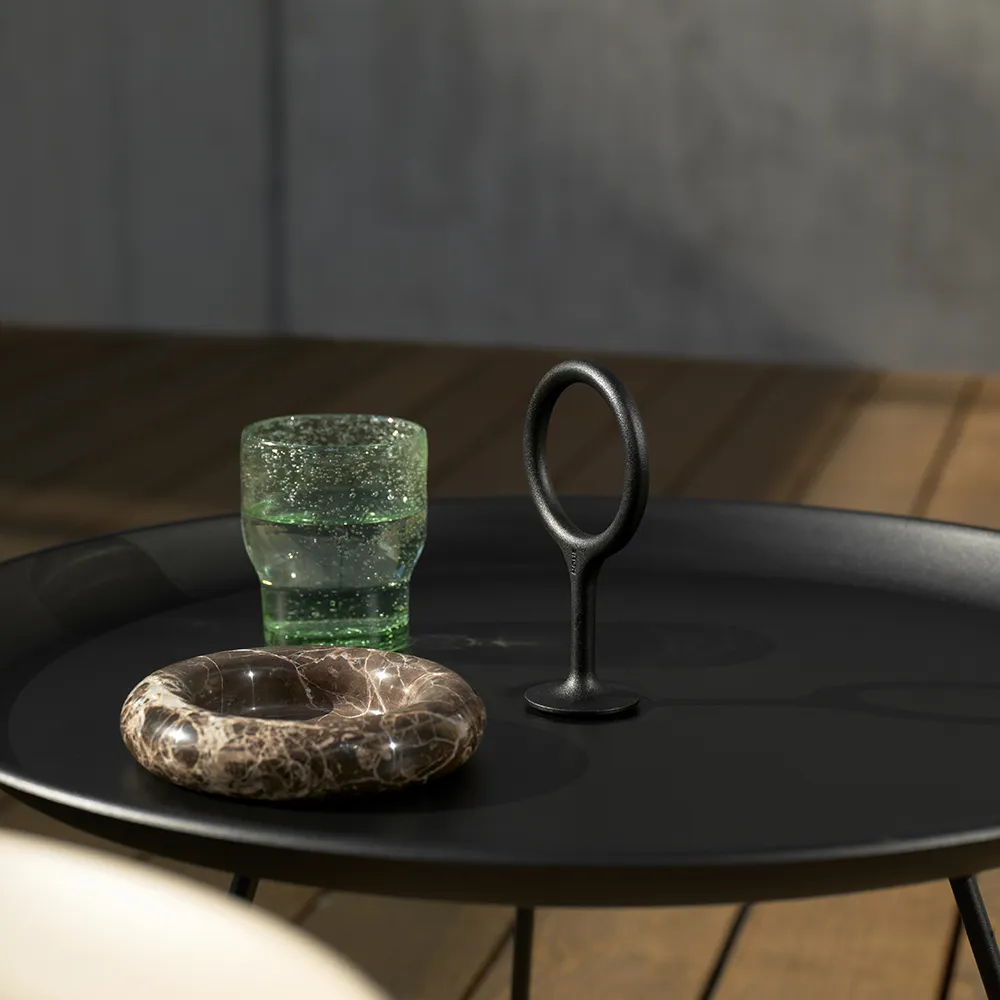 Eyelet sidobord 45 cm Black 