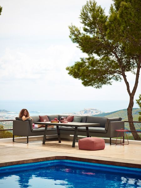 Flex 2-Sits Vänster Grå