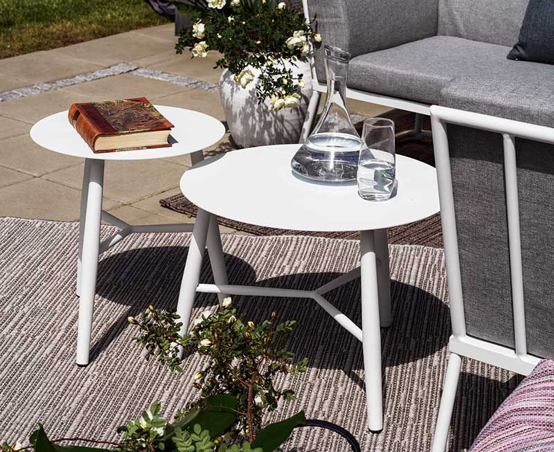 Vannes soffbord 60  cm vit 