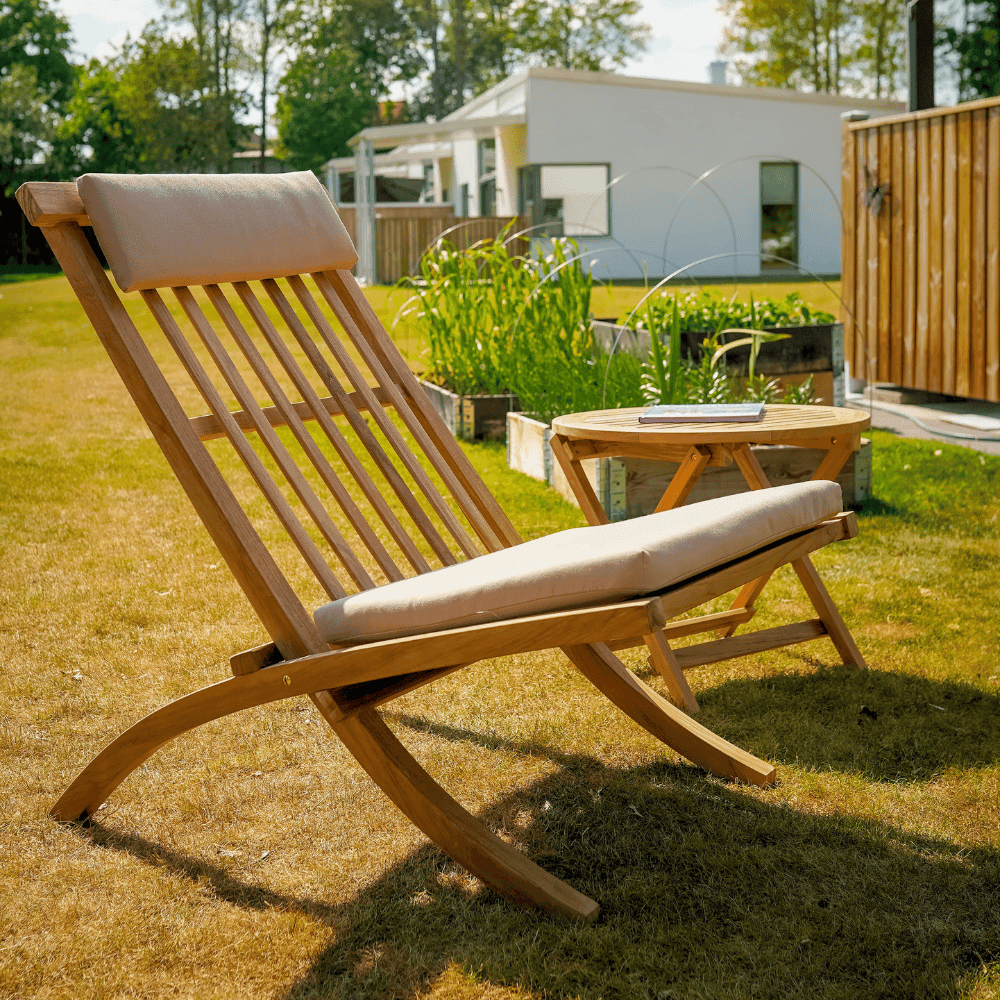 Muskö loungestol teak