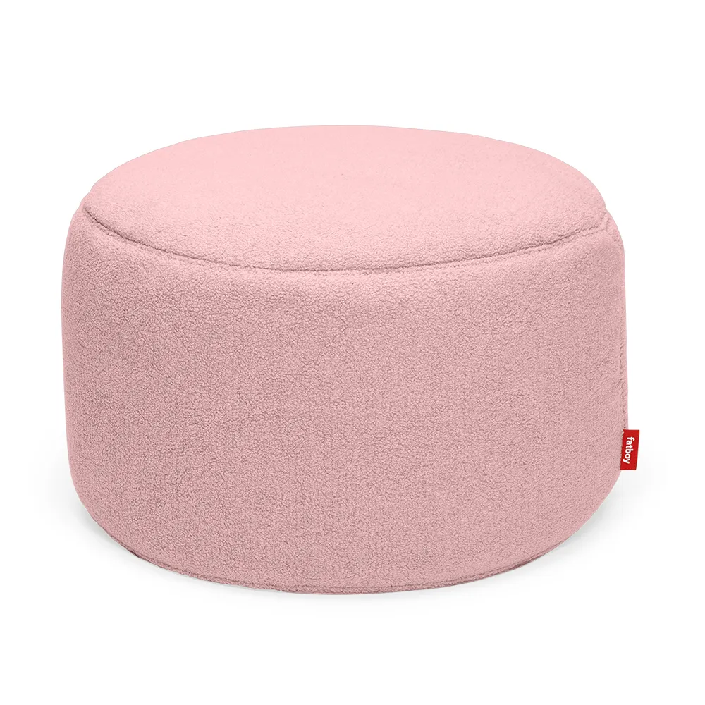 Point Large Pouf Sherpa Pinky Promise