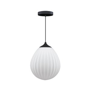 Around the World Lampskärm Ø27 cm White/Black