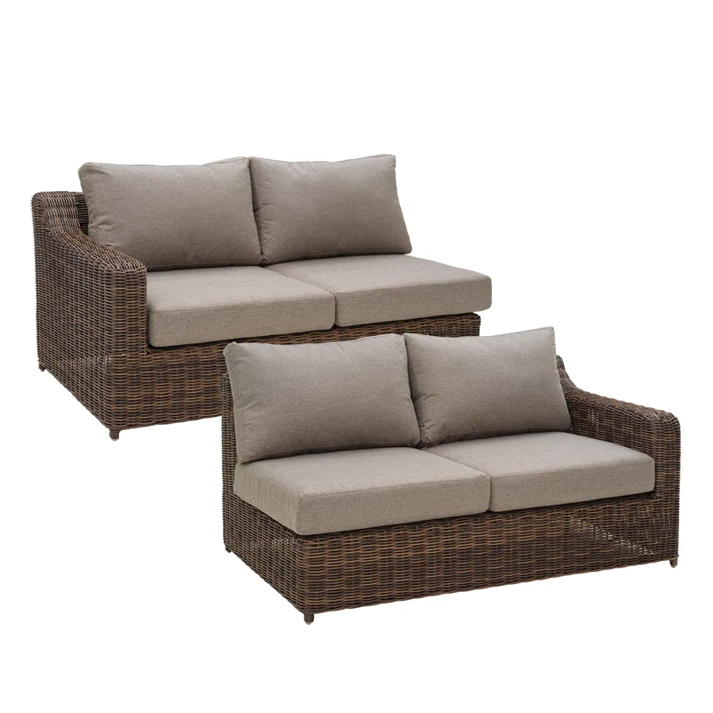 Glendon avslutsdelar 2-pack  Dark brown / Soft moose