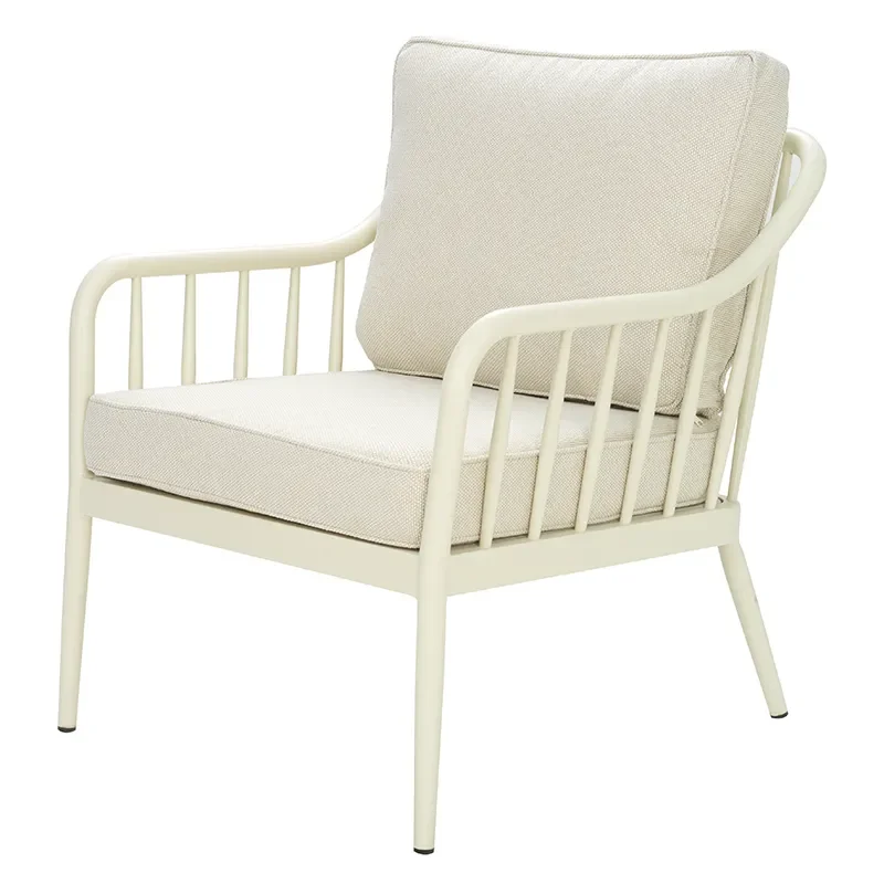 Coleville fåtölj  Pearl white / Dot beige