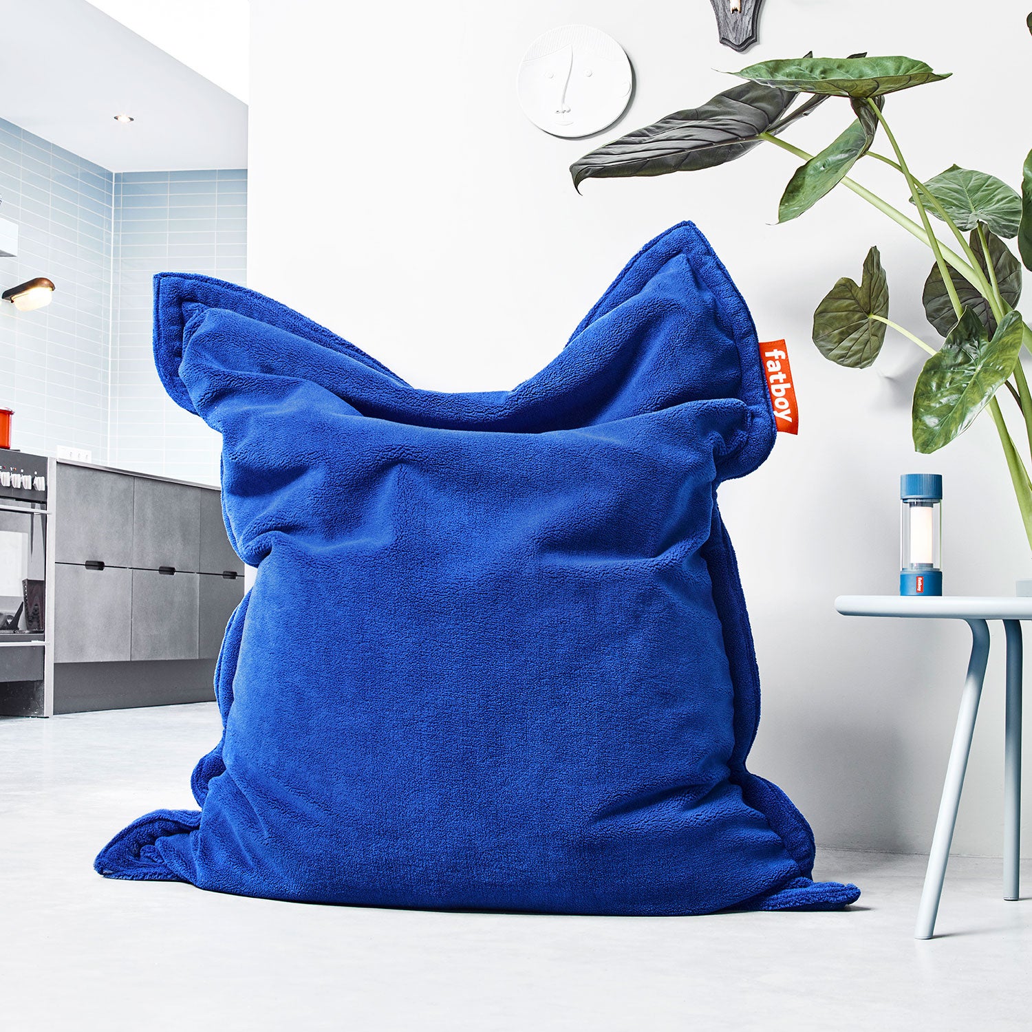 Original slim teddy sittsäck latte 