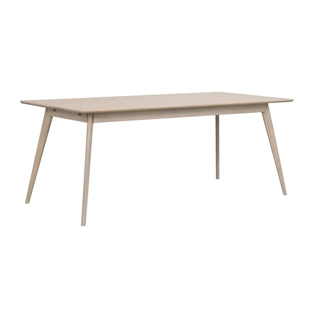 Yumi matbord 190x90 cm vitpigmenterad