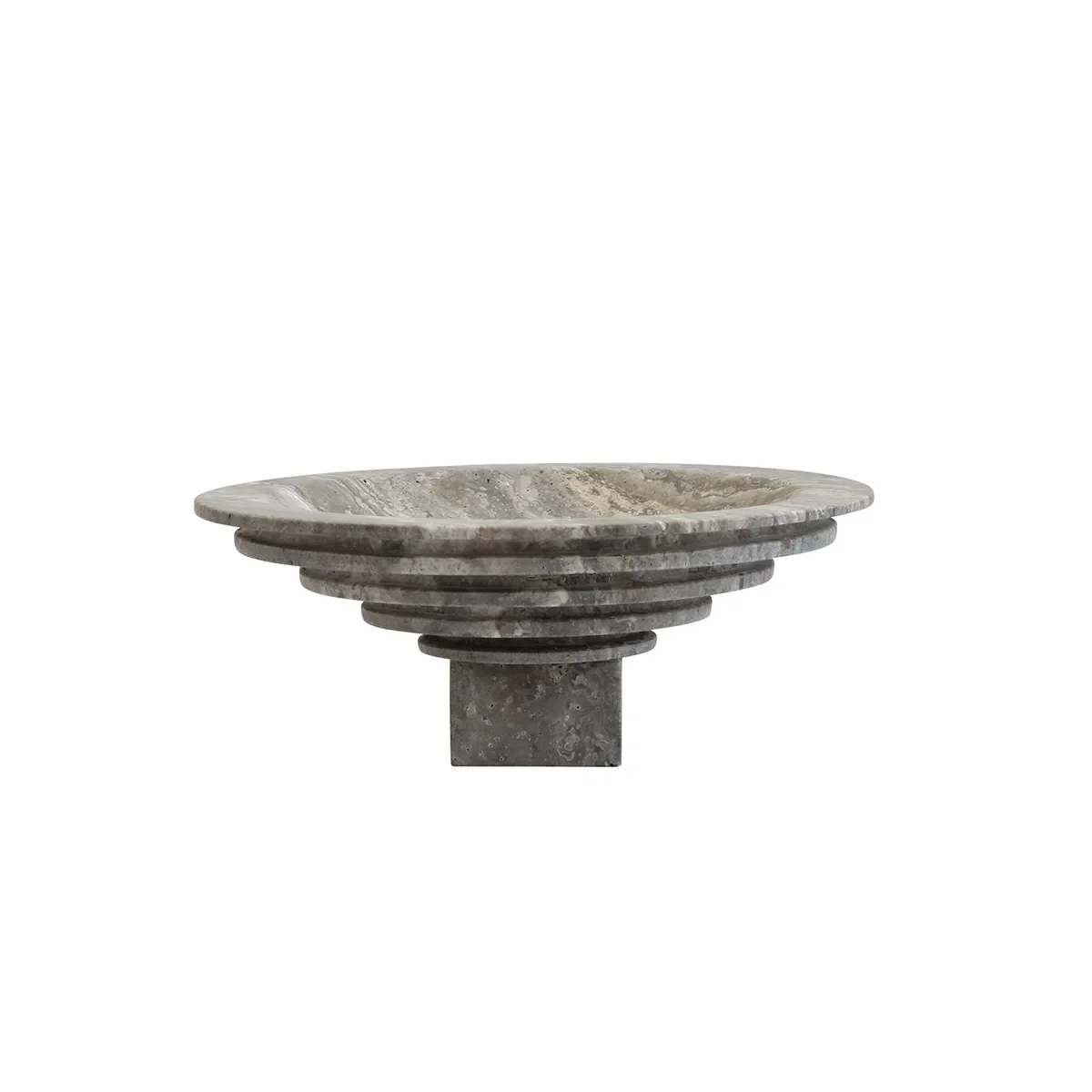 Dekorationsskål i Travertine Sori Mini, Ø 30 cm