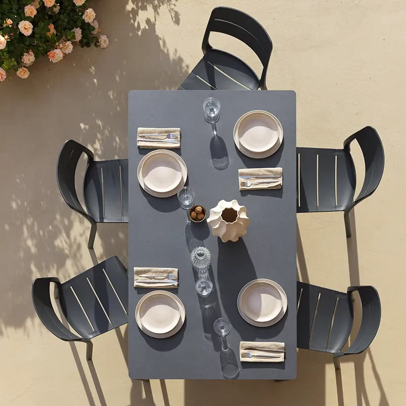 Piave bord 90x160 cm Antracite - Antracite 