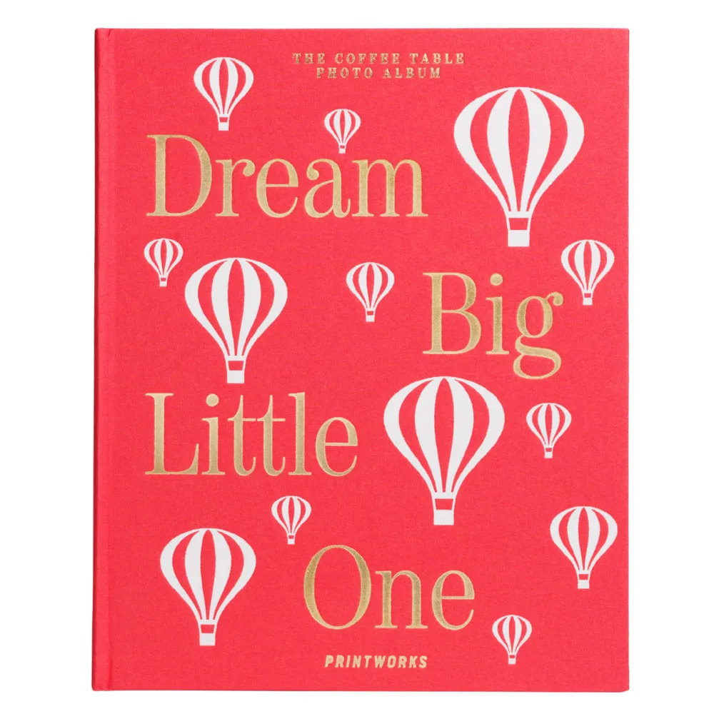 Baby Album Dream Big Little One Pink