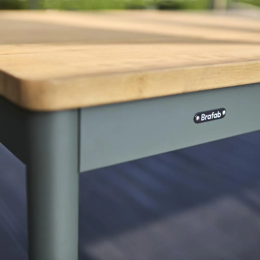 Nox Bistro matbord 70x125 cm Bambu/Nordic Green