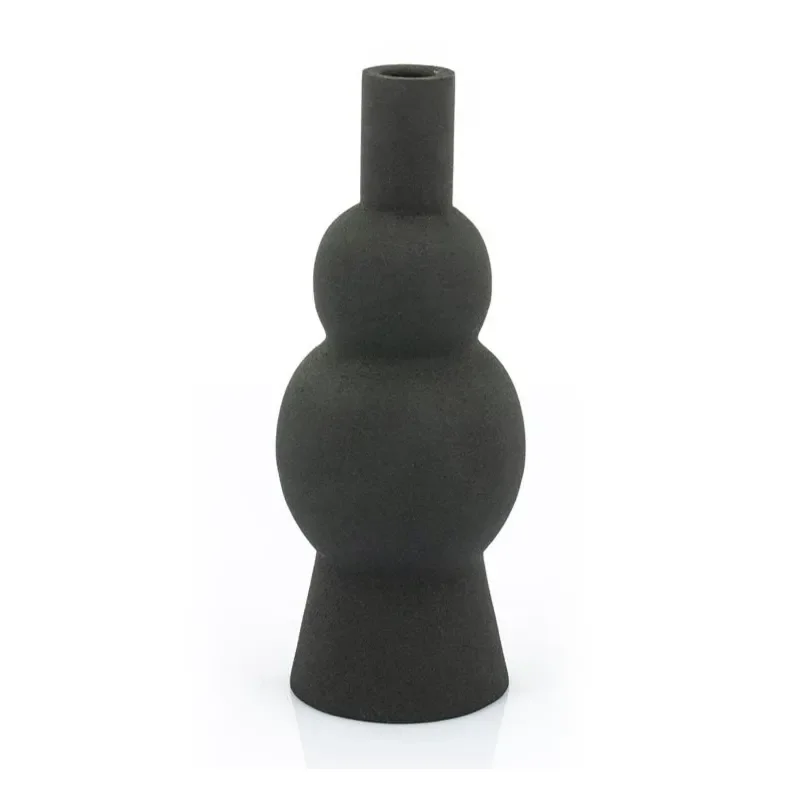 Bold ljusstake 11x11x26.5 cm järn svart