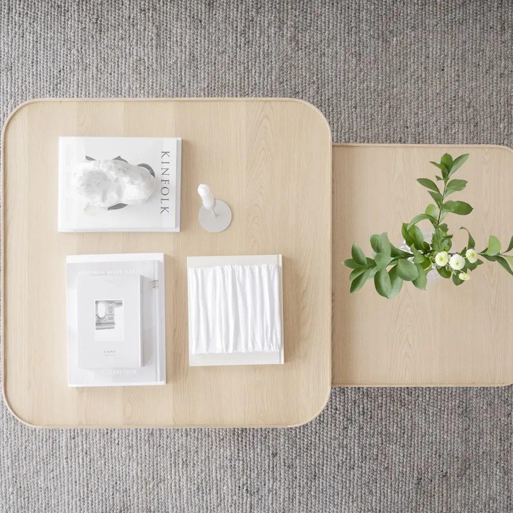 Sullivan soffbord 60x60 cm vitpigmenterad