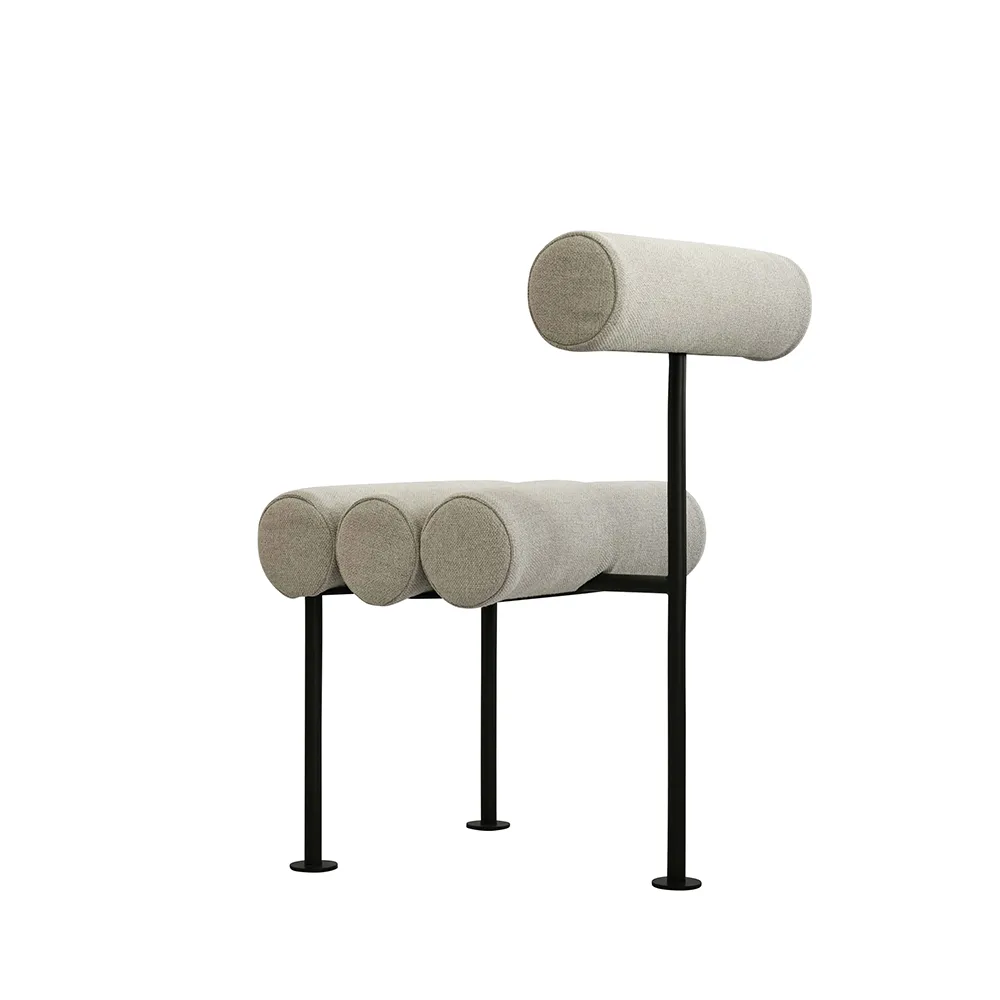 Hiro Matstol Black Frame - Linen