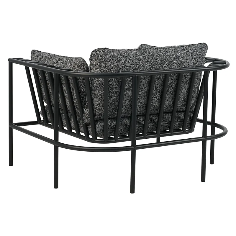 Collier fåtölj Svart / Teddy black