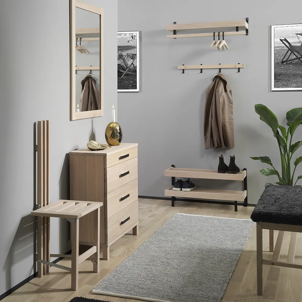 Nova Spegel 90x60 cm Vitoljad Ek