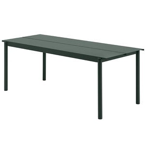 Linear Steel Matbord 200X75 cm Dark Green 