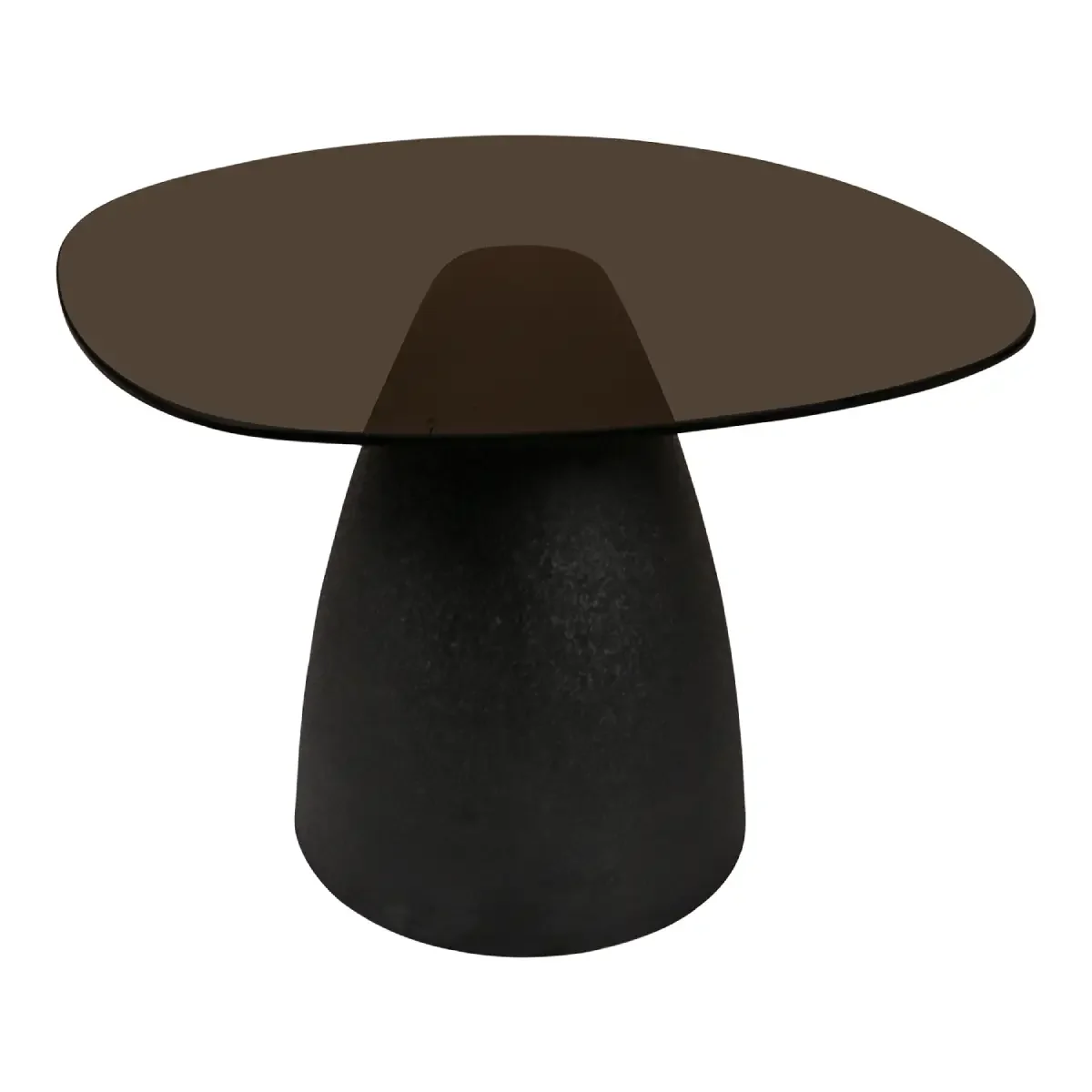 GIBSON Soffbord svart/rökgrå L65xW58xH43 cm