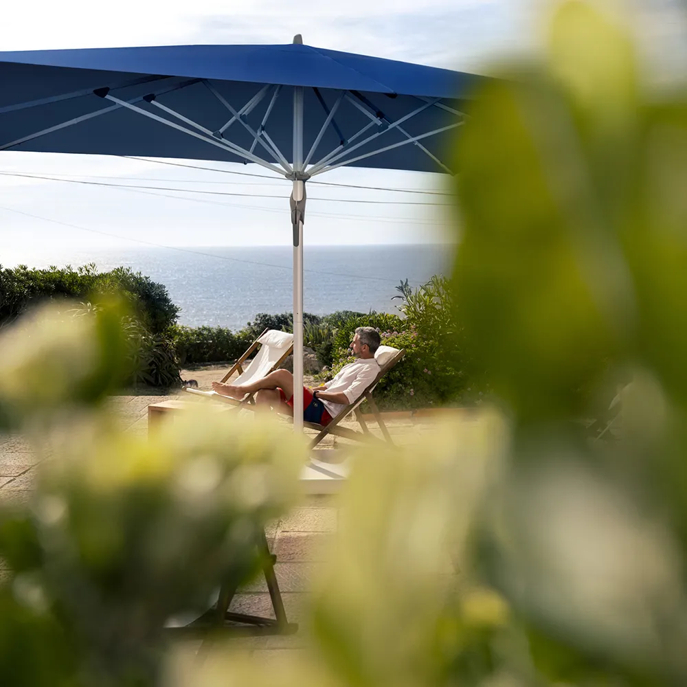 Fortello 300x300 cm parasoll alu Cat.5 806 Forge