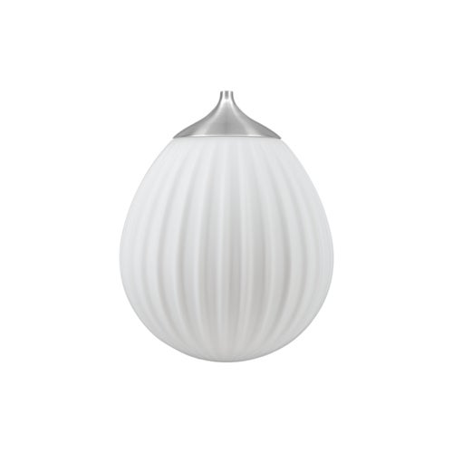 Around the World Lampskärm Ø21 cm Vit/borstad stål