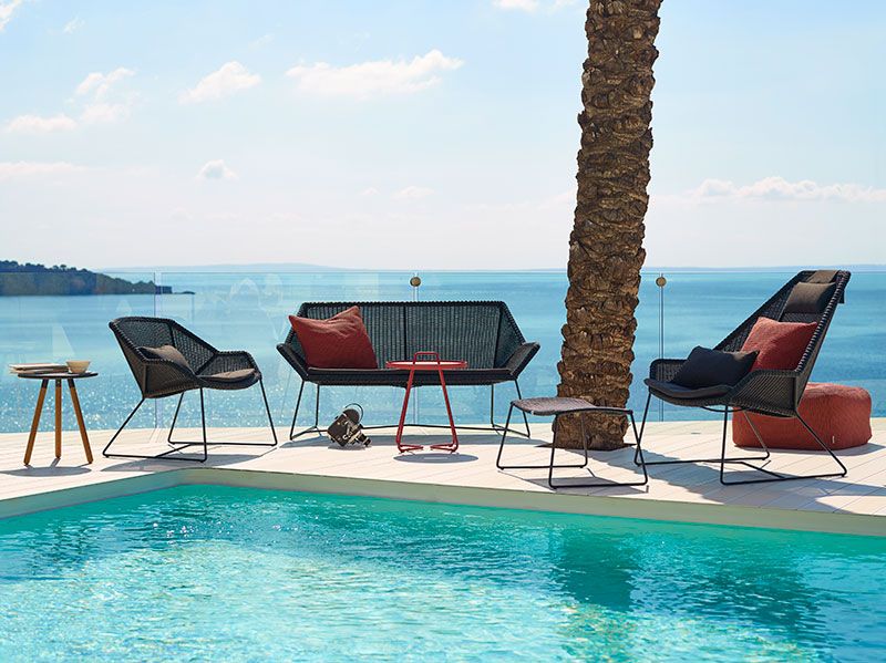 Breeze Loungefåtölj Black 