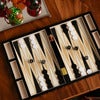 Backgammon Lackat Black