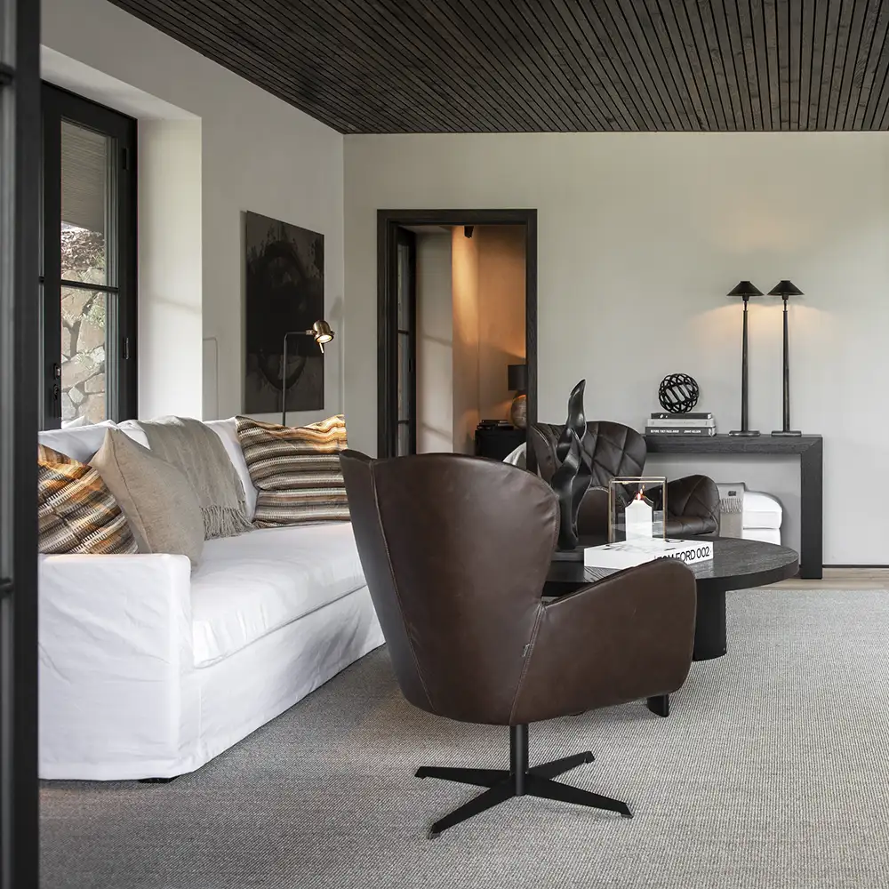 Jade Fåtölj Espresso leather