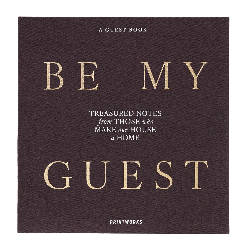 Gästbok Anthracite Be My Guest