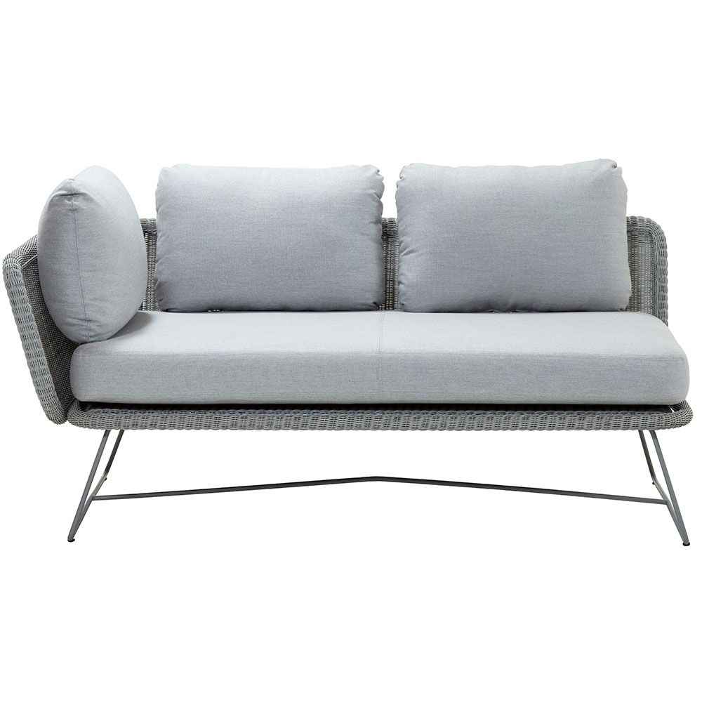 Horizon 2-sits soffa Höger Ljusgrå