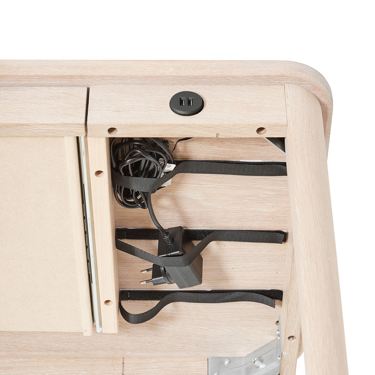 Sm131 Skrivbord Ek Massiv Vitolja 115X55X74Cm 