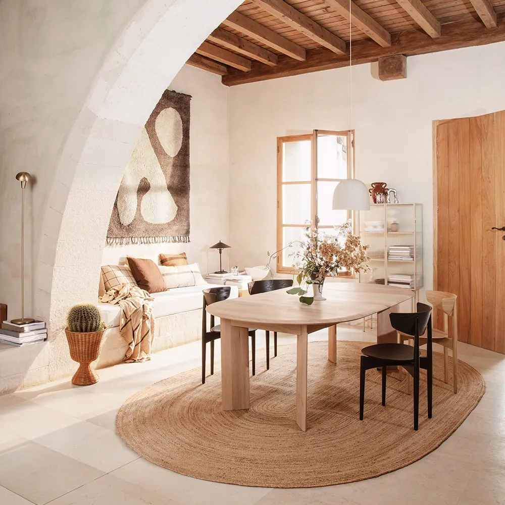 Eternal Oval JuteMatta 230x340 cm