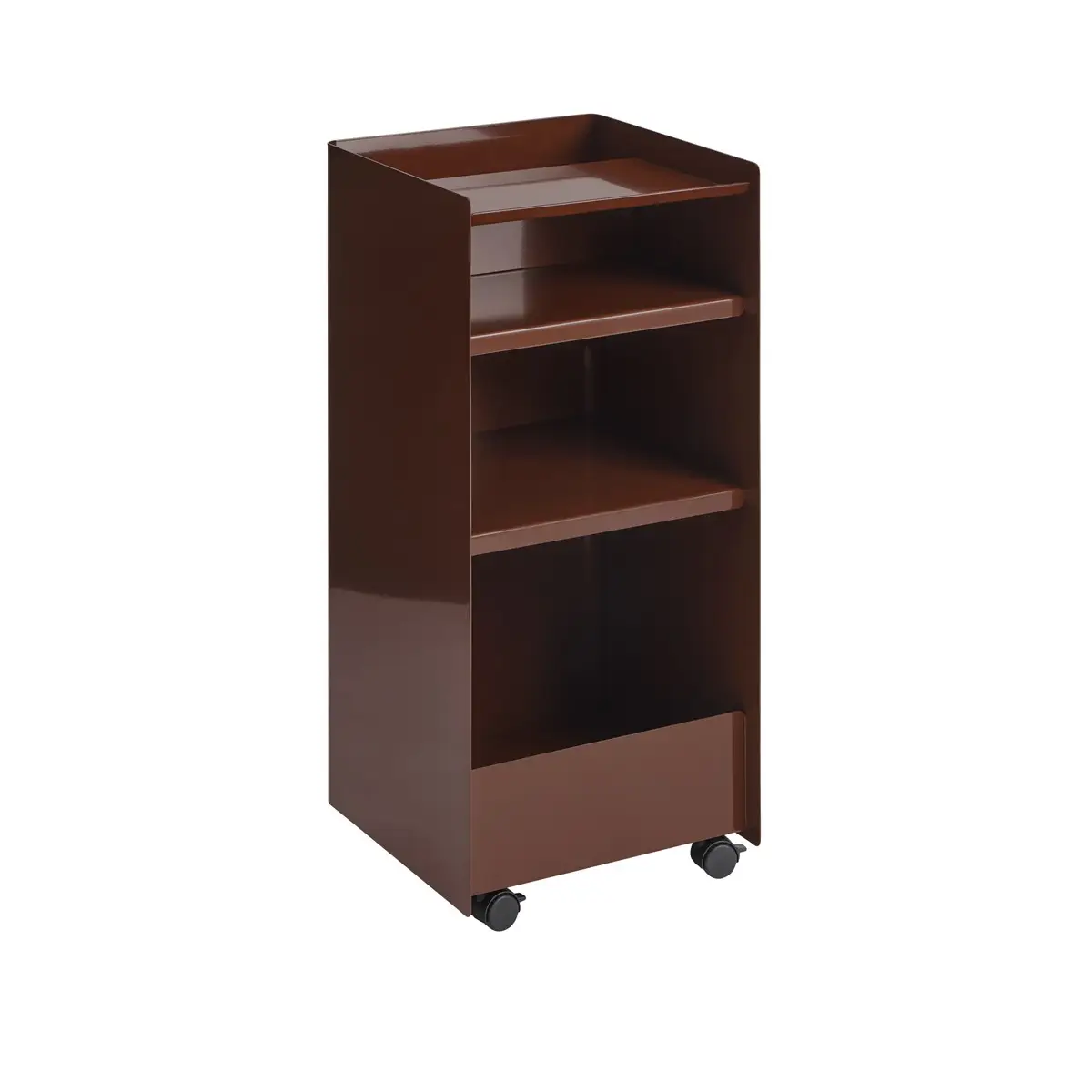 Folded Trolley H 83,7 cm Öppen - Mörkröd 