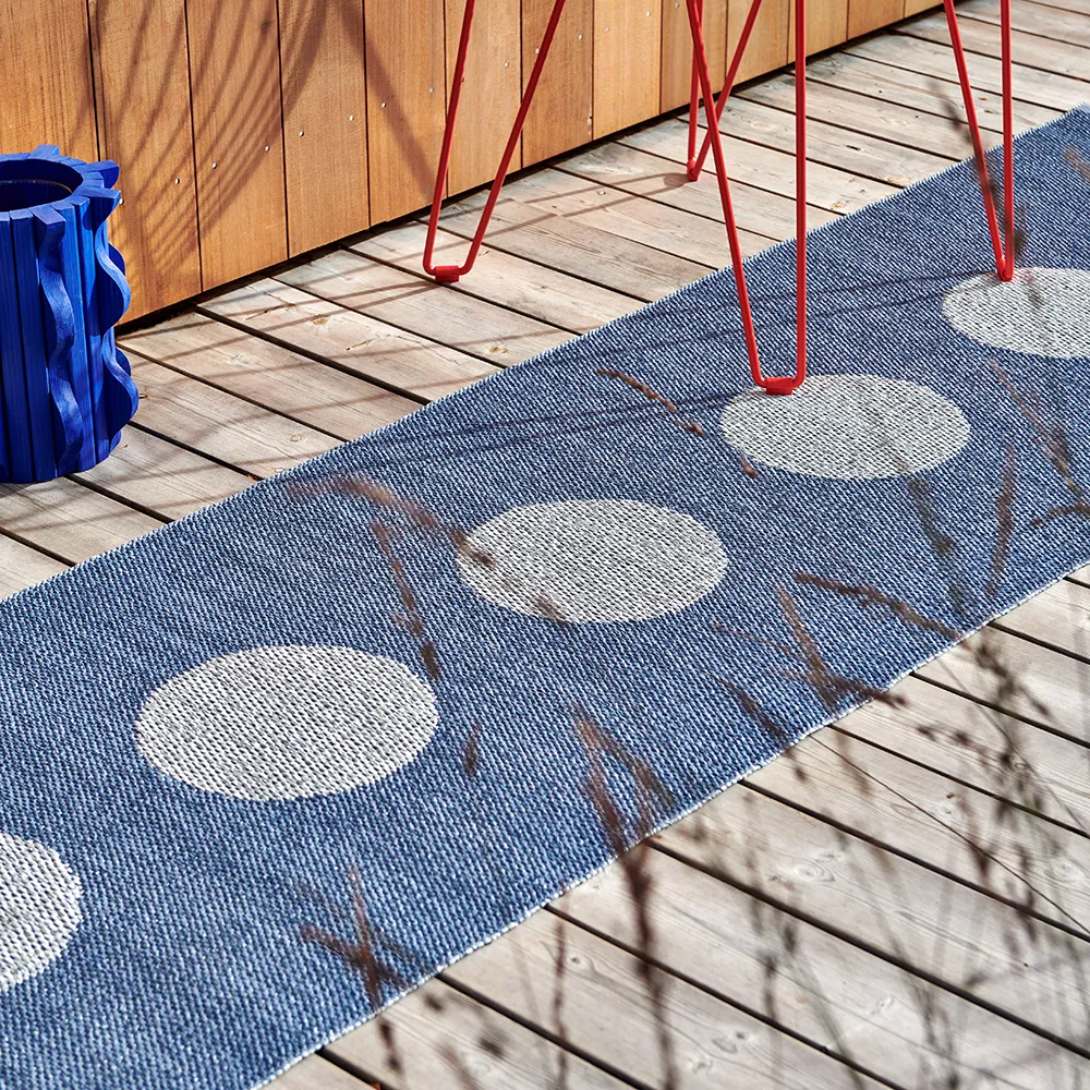 Vera Pop matta River Blue/Blue Fog 70 x 200cm