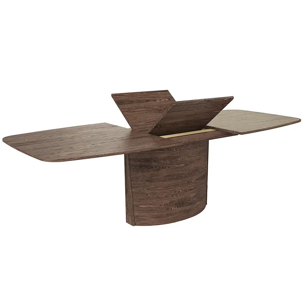 Sm117 Bord Valnöt Naturolja 192-252X102X74Cm 