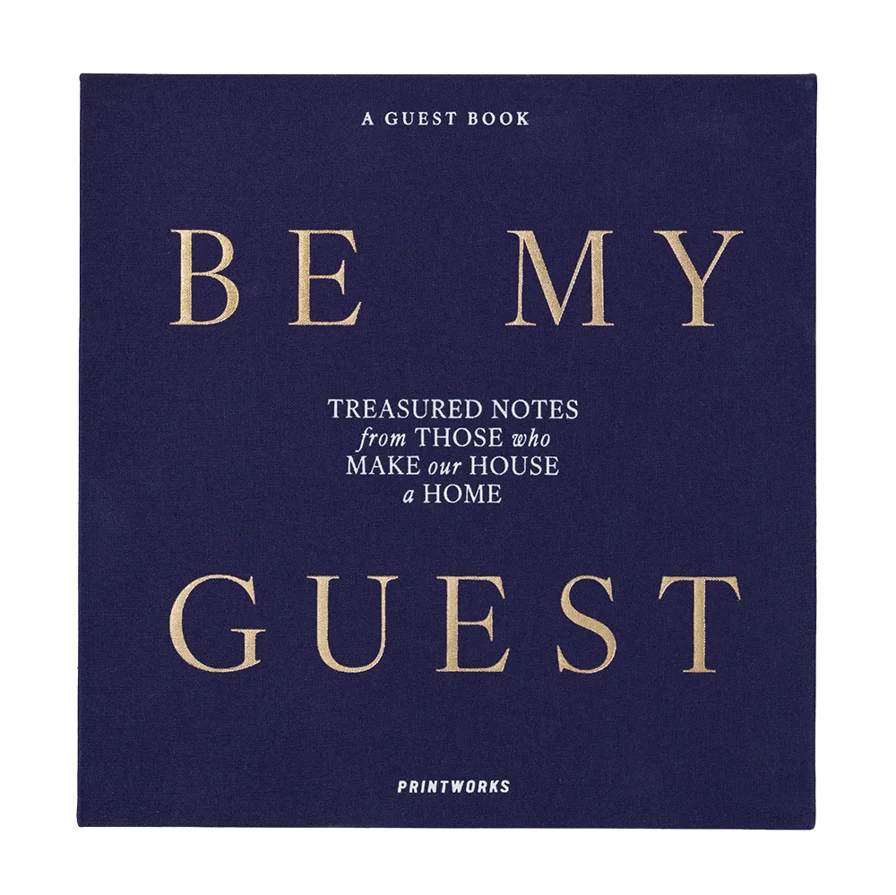 Gästbok Blue Be My Guest