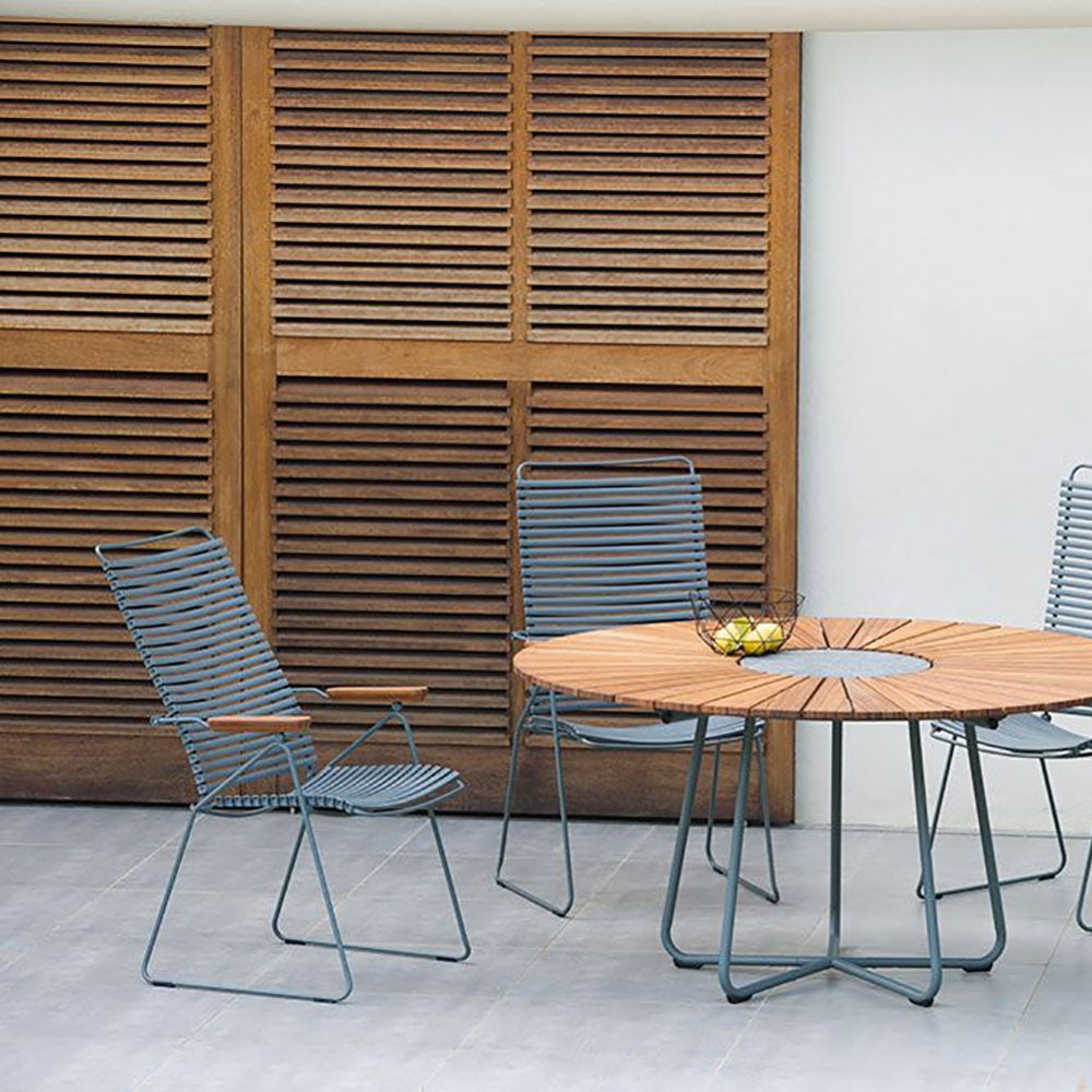 Click karmstol hög paprika/grey bamboo