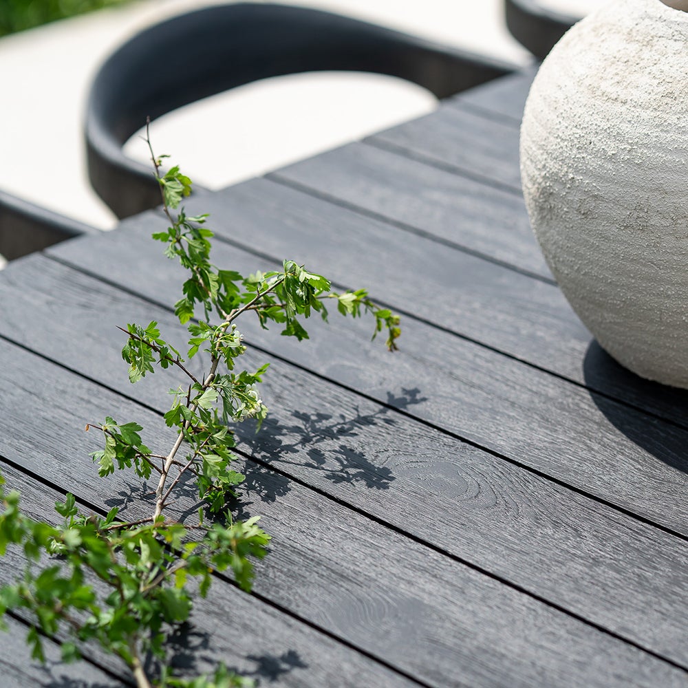 Bok Matbord 162x80 cm Black