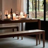 Bok Bänk 35x186 cm Teak