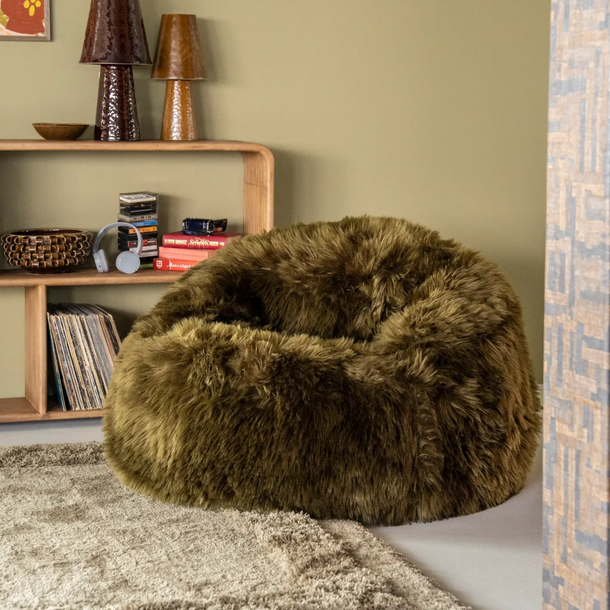 Uppblåsbar fåtölj Snuzzle Green