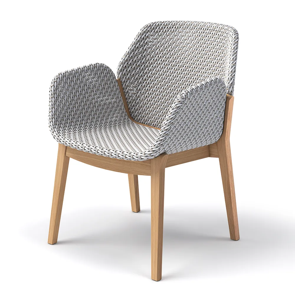 CALADIO fåtölj DF3 teak 0205 kapok 0239