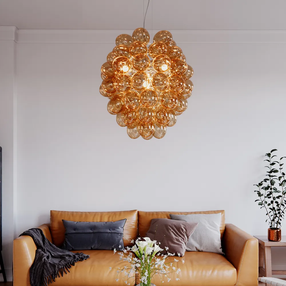 Deluxe Taklampa Ø64cm Konjak 