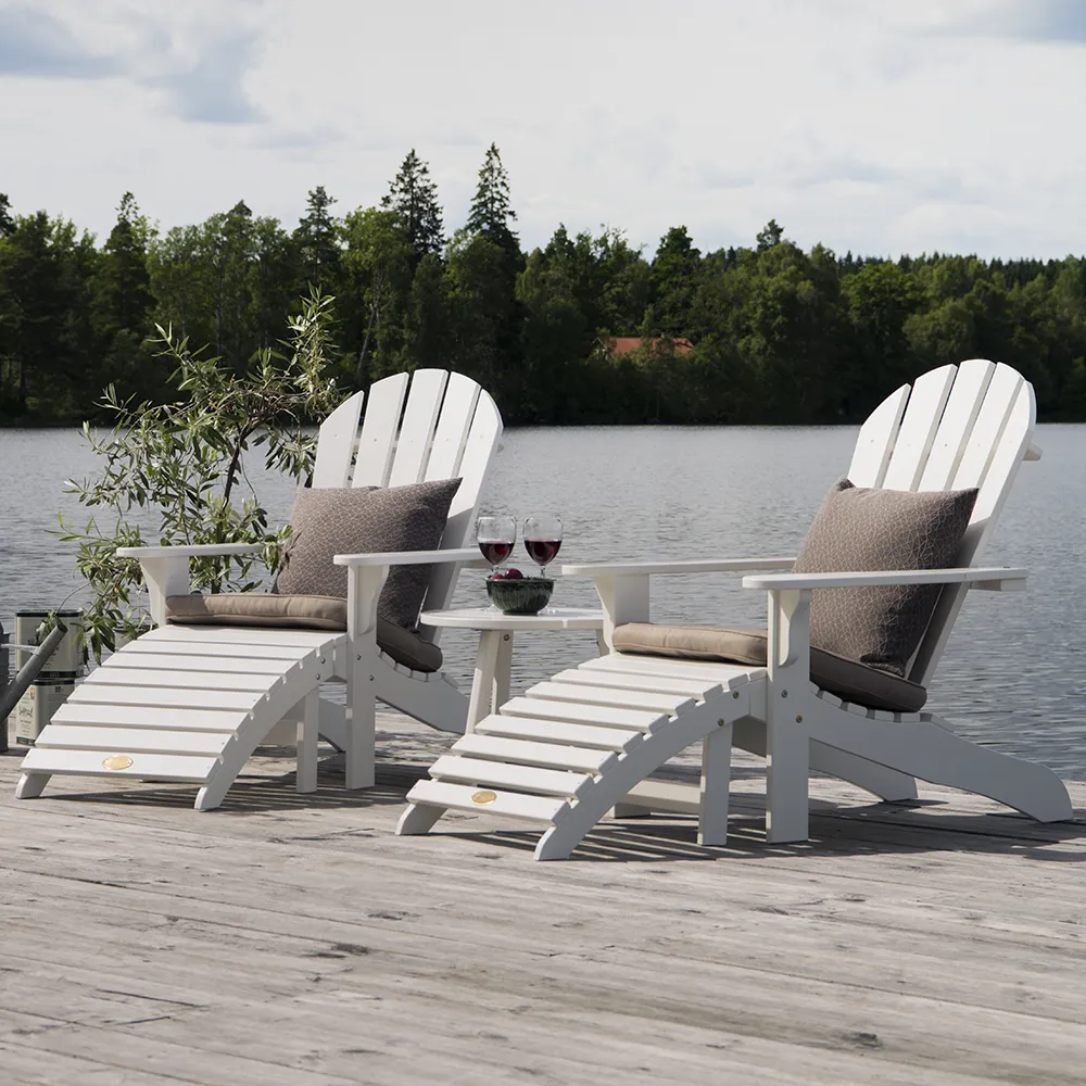 Tennessee Däckstol Vit