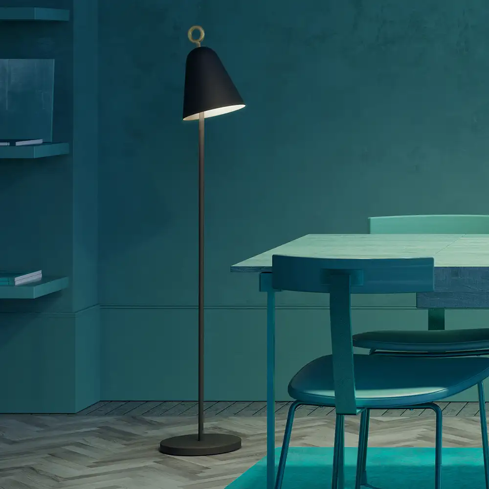 Bella golvlampa antikvit E14