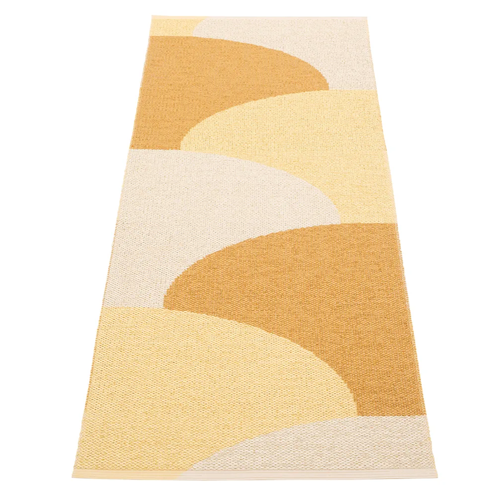 Hill matta Ochre/Pale yellow/Cream 70 x 180cm
