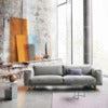 Rest Soffa 3-sits Metallbas Hearth 6/Black