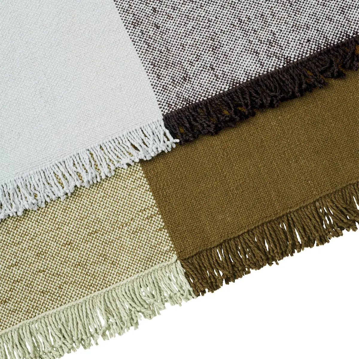 Verso Matta - 258 x 258 cm - Cool Grey / Dark Brown