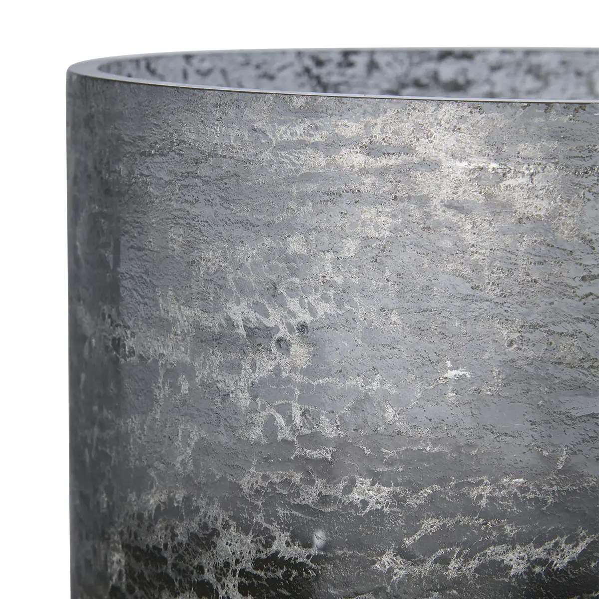 Bordslampa i glas Eldor Silver H35 cm