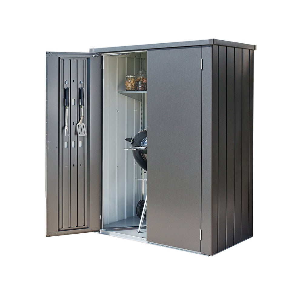 Patio locker Romeo size L HIGH metallic dark grey
