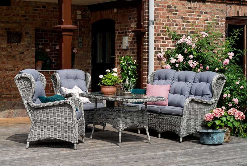 Rosita positionsfåtölj grå/grå 